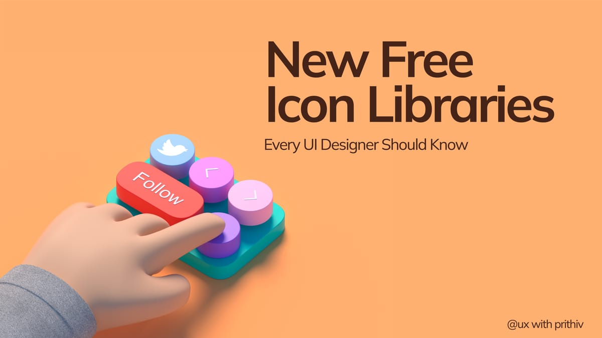 New Free Icon Libraries Every Ul Designer Should Know Feature image