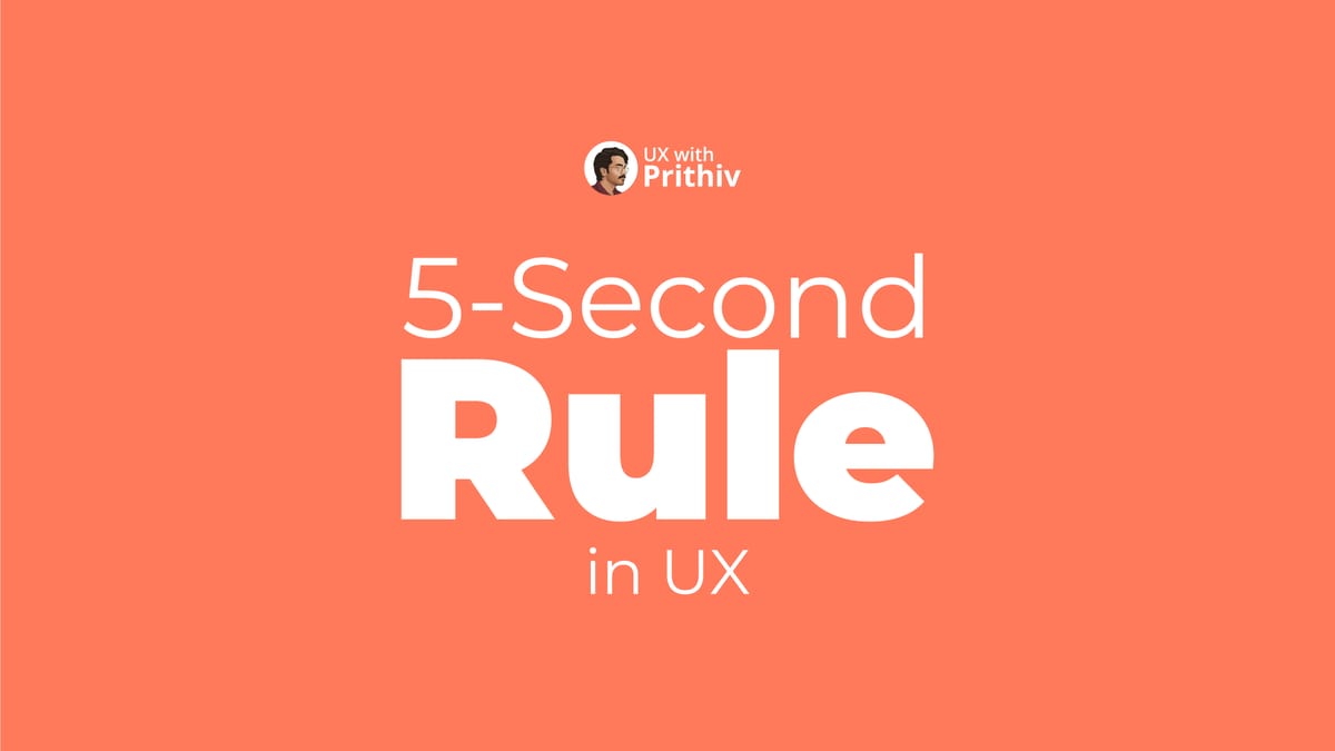 5-Second Rule in UX Feature image