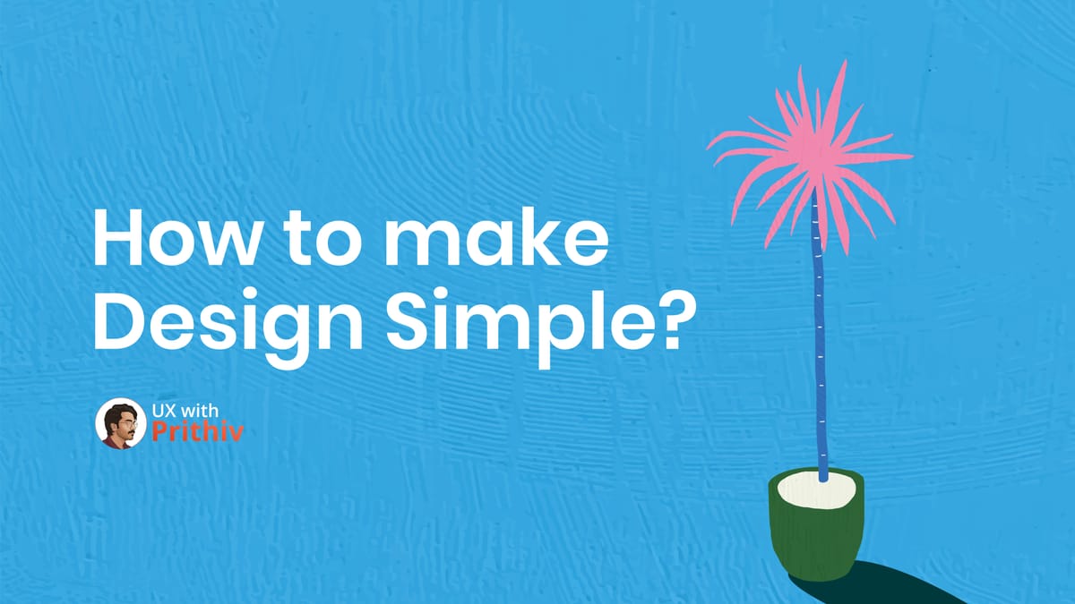 How to make design simple Feature image