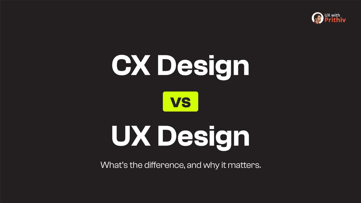 CX Design vs UX Design Feature image