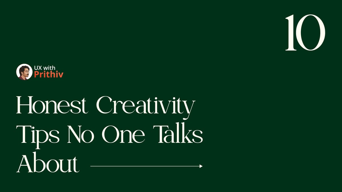 10 honest creativity tips no one talk about Feature image