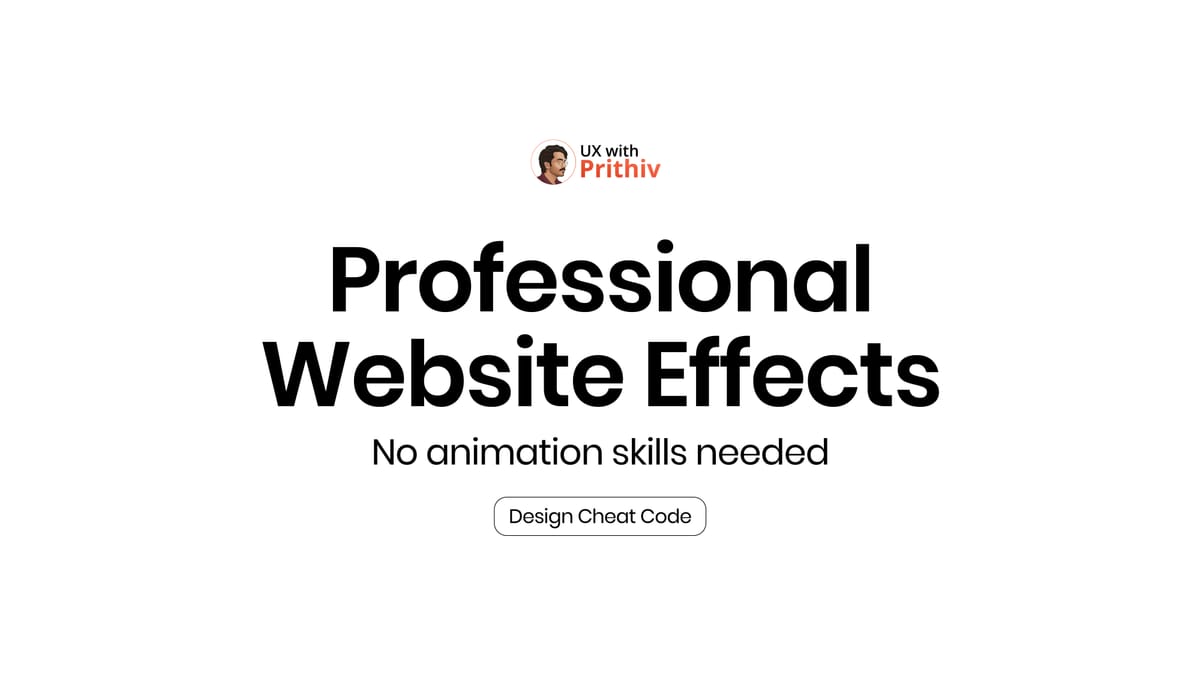 Professional Website Effects Feature image