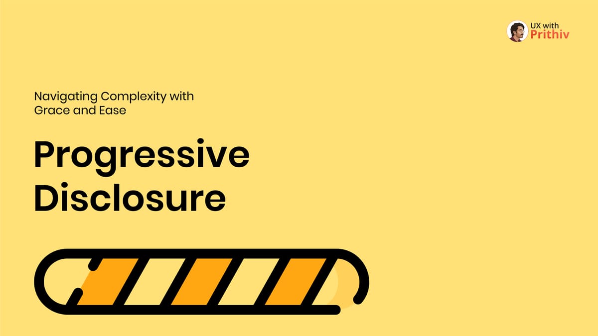 Progressive Disclosure Feature image