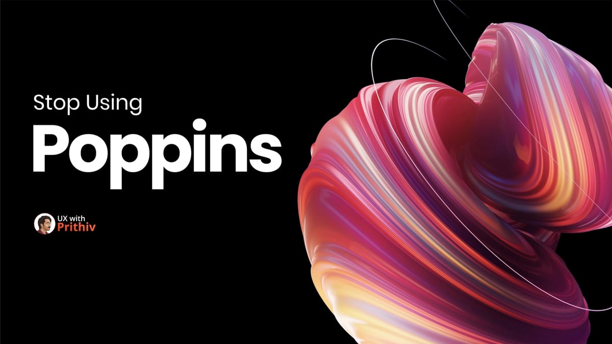 Stop Using Poppins Feature image