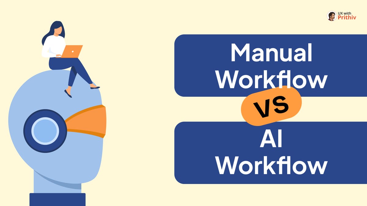Manual Workflow VS Al Workflow Feature image
