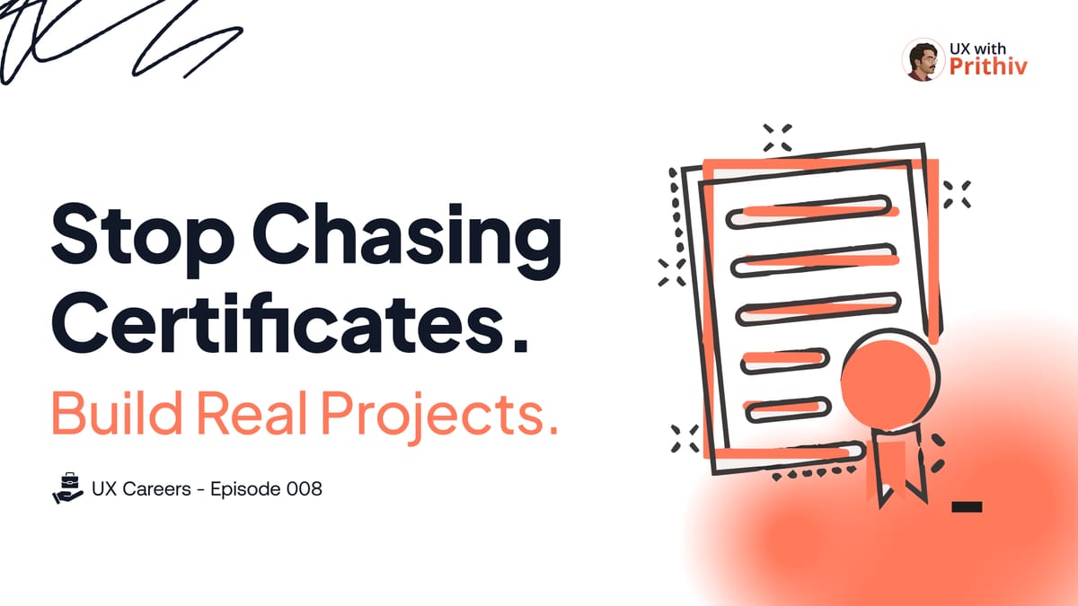 Stop chasing certificates. Start building proof. Feature image