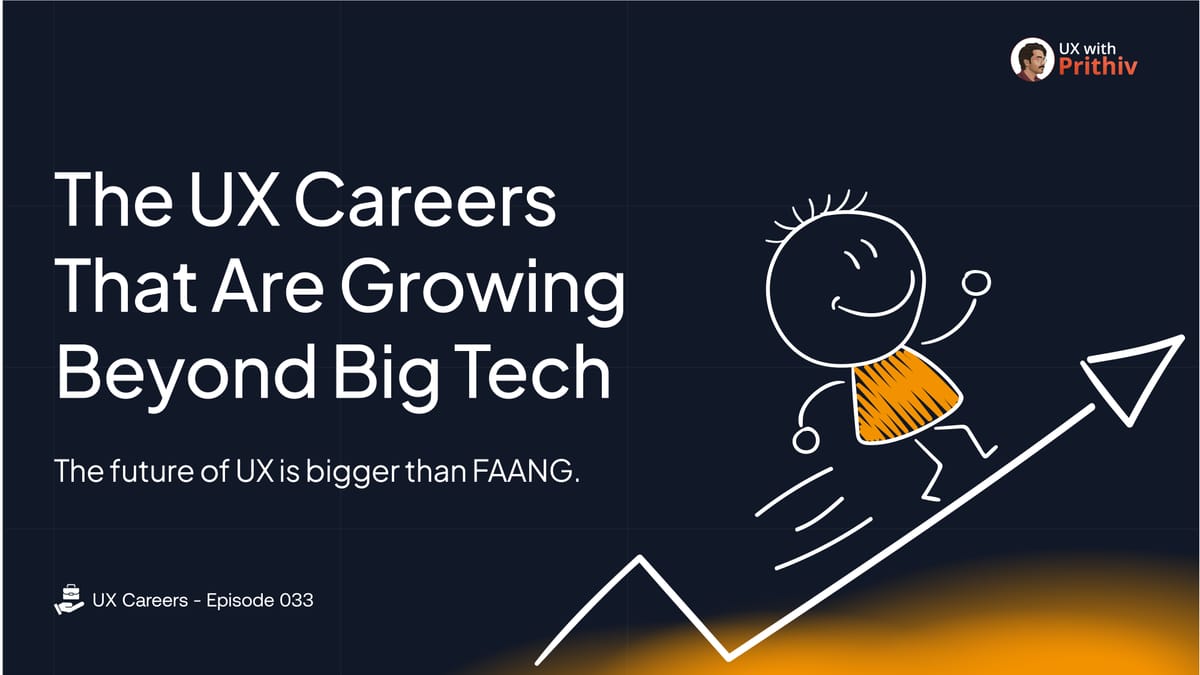UX Careers – Episode 033 Feature image