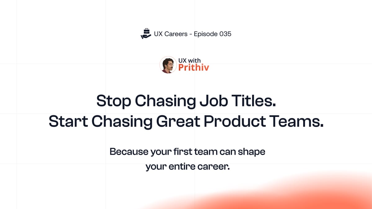 UX Careers : Episode 035 Feature image