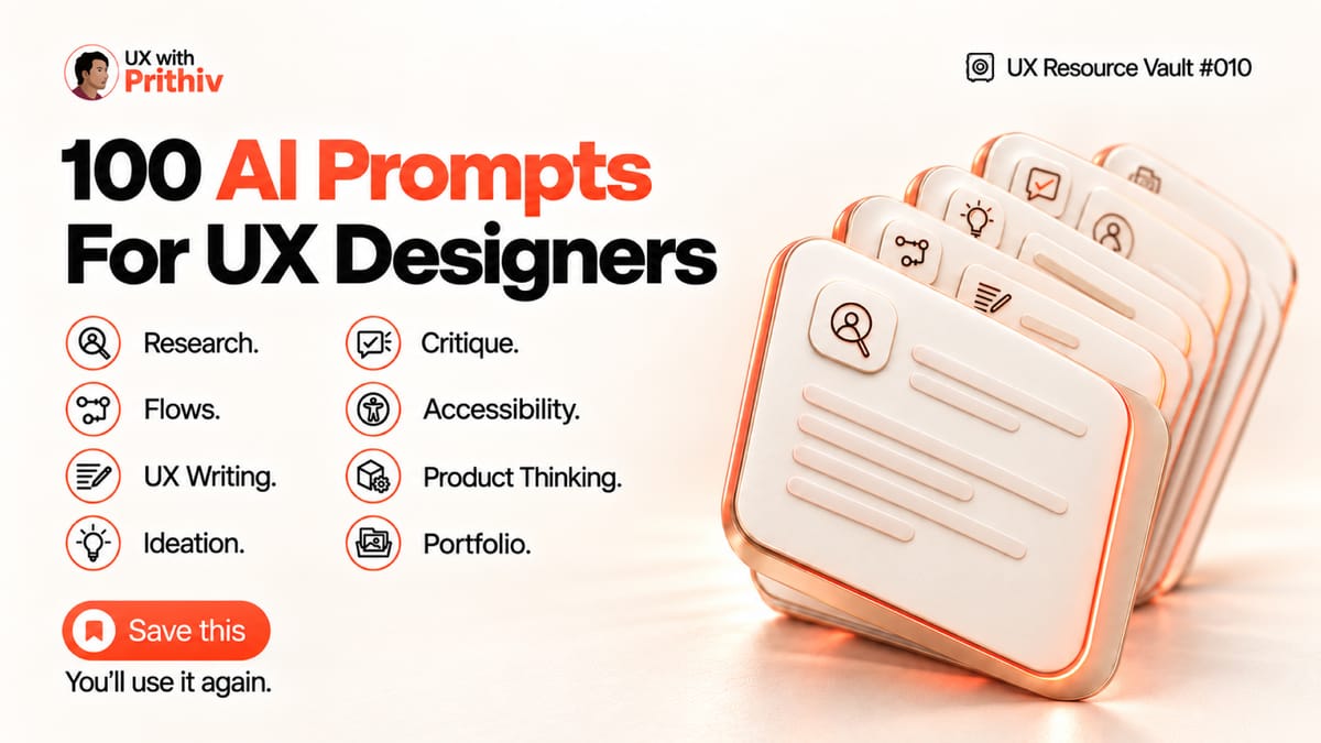 100 Ai Prompts for Designers Feature image