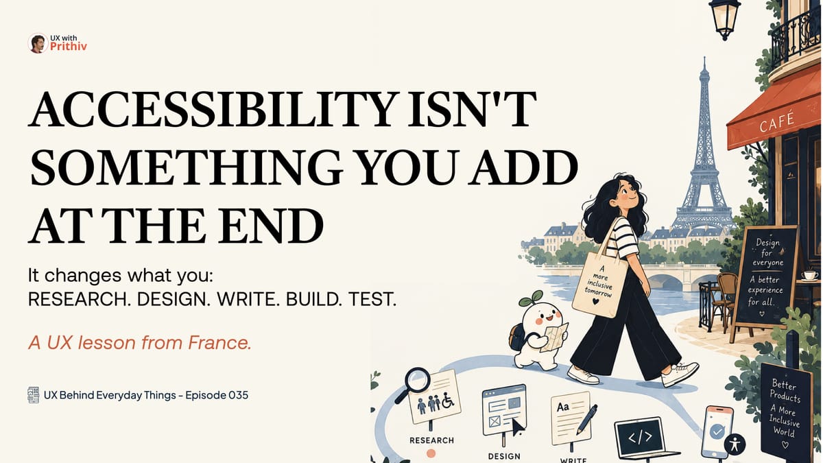 UX Lesson From France Feature image