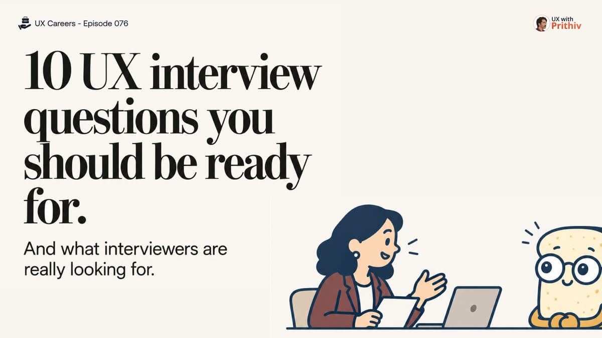 10 UX Interview Questions You Should Be Ready For Feature image