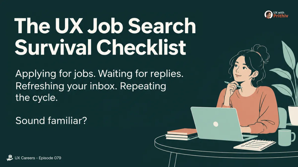 Ux Job Search Survival Checklist Feature image