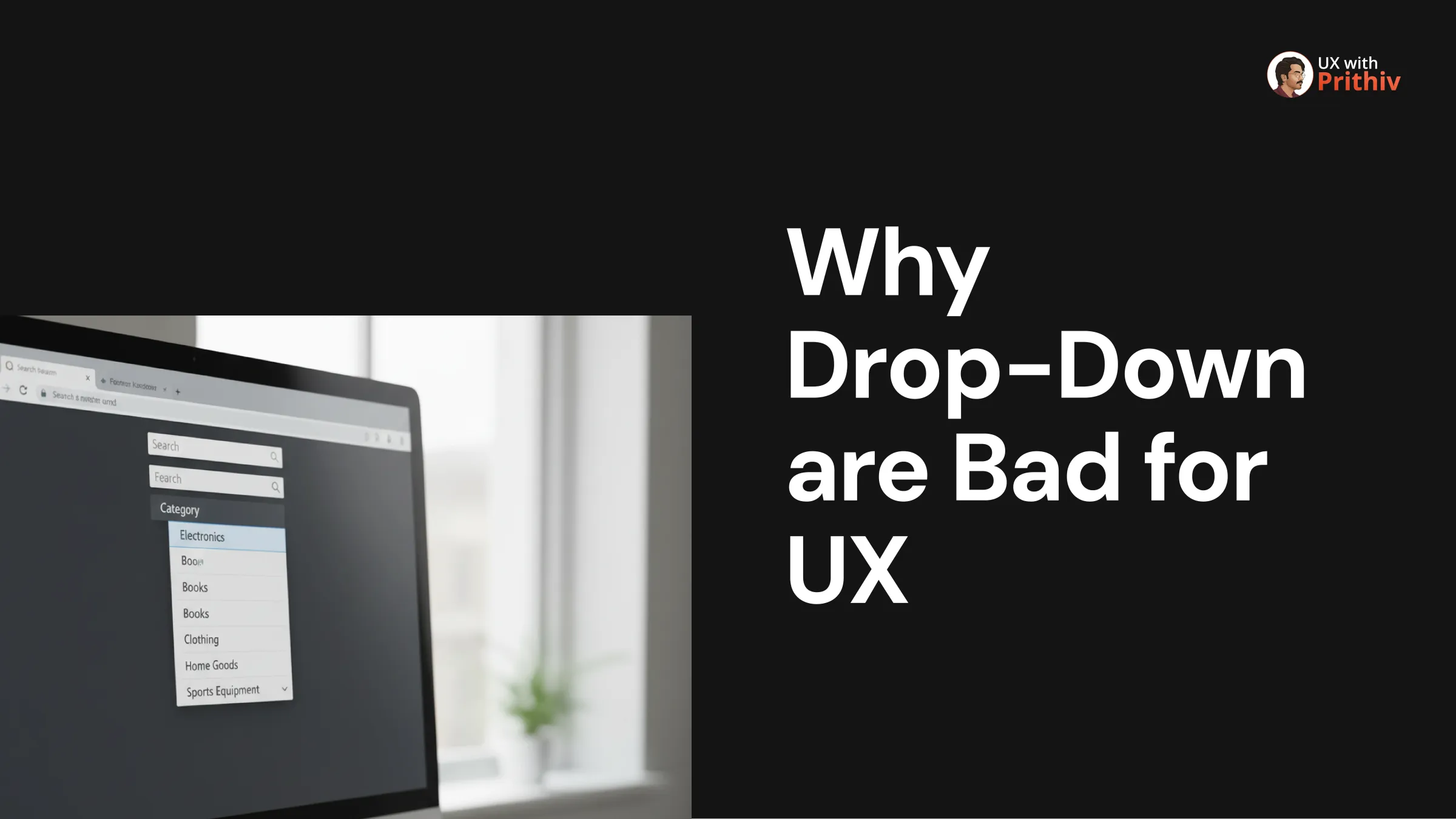 Why Drop-Down are Bad for UX Post image