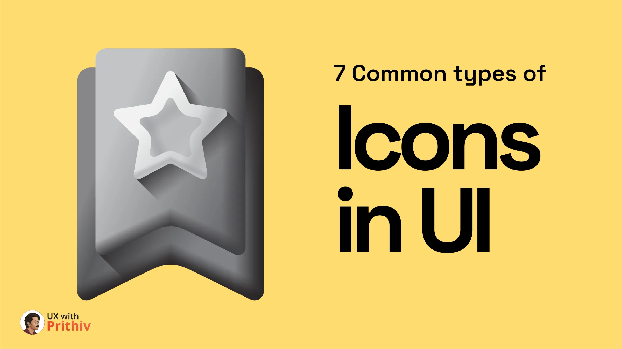 7 Common Types of Icons in UI Post image