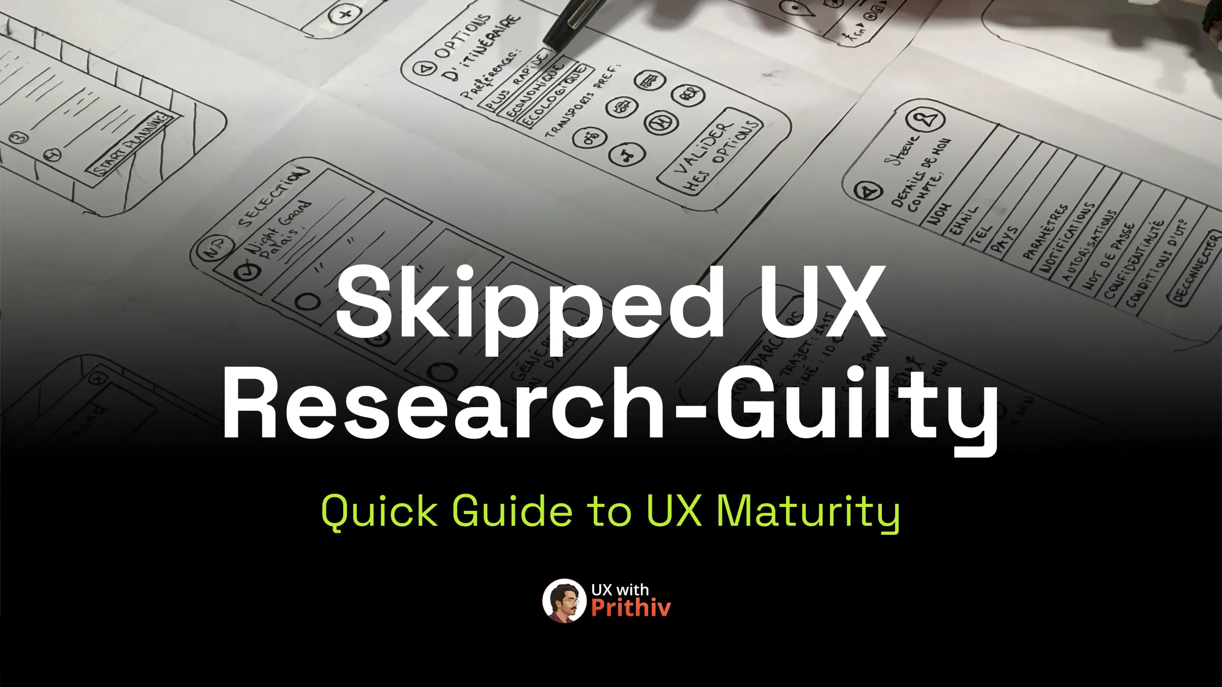 Skipped UX Research-Guilty Post image