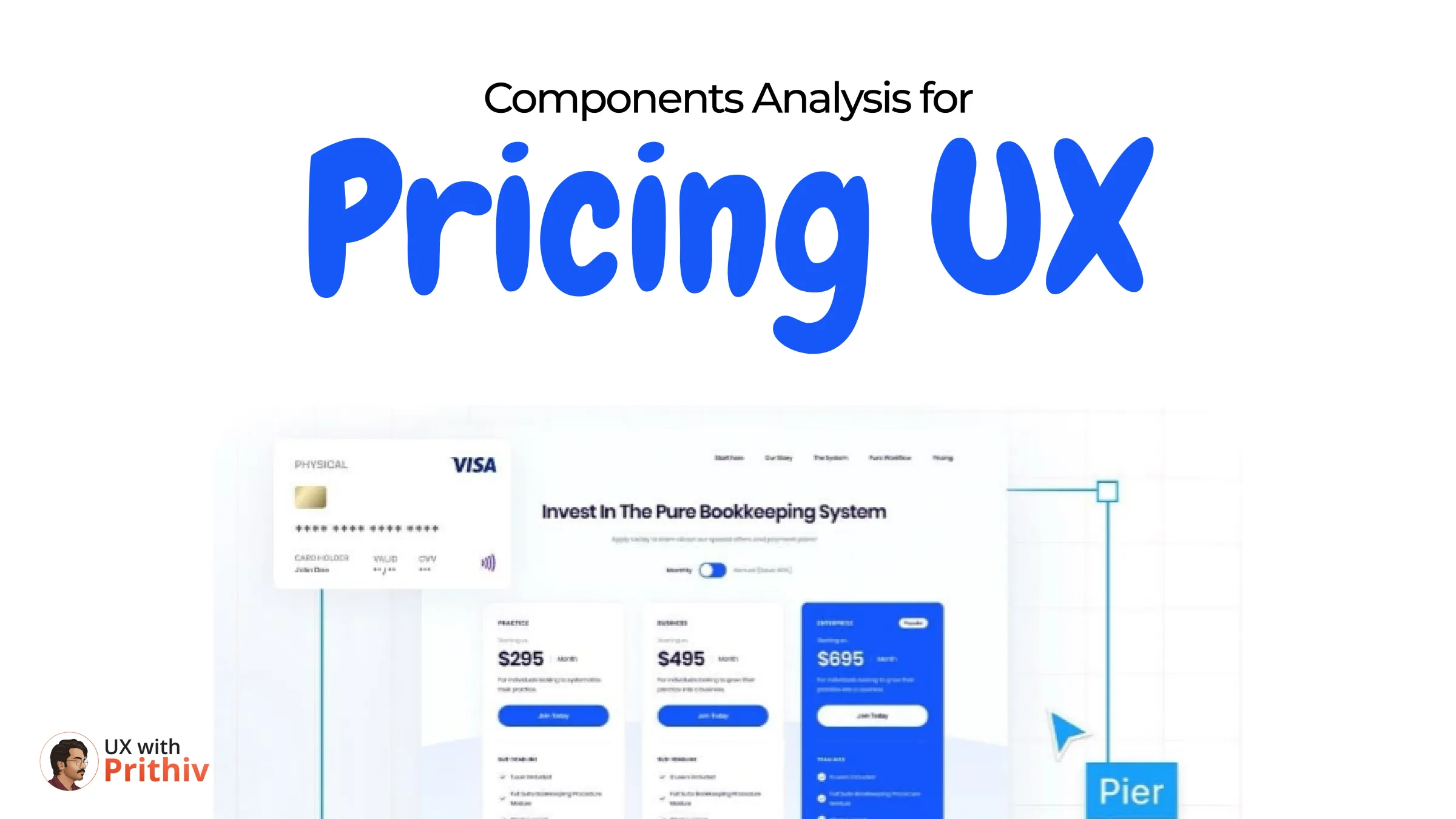 Component analysis for pricing ux Post image