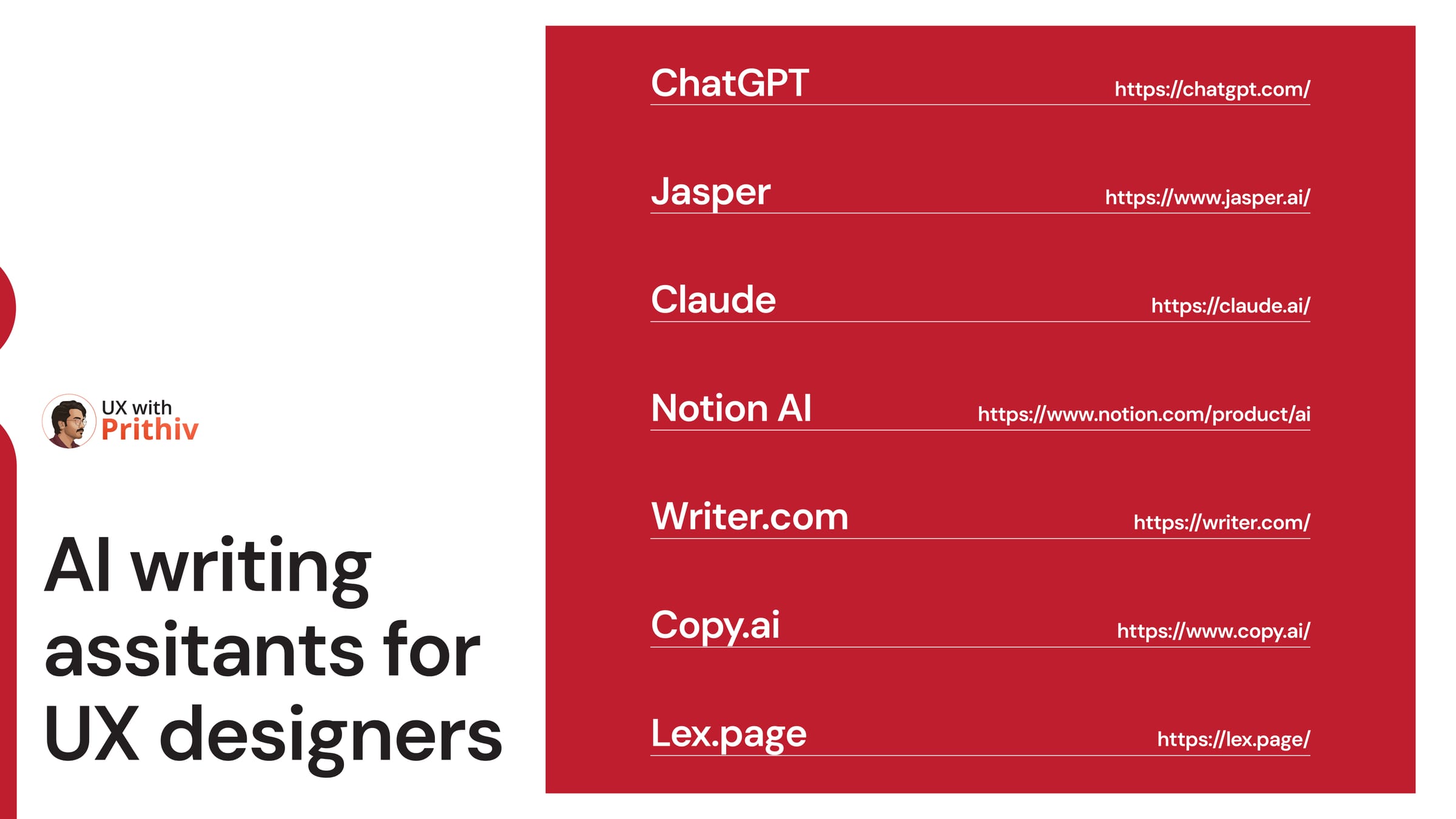 AI writing assitants for UX designers Post image