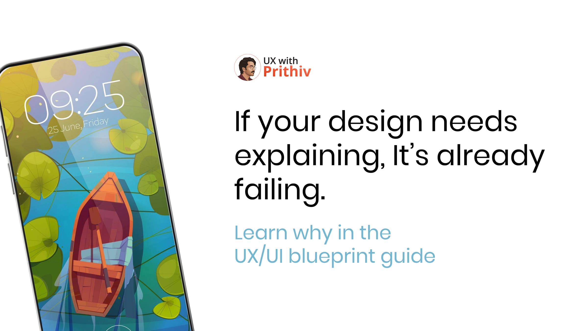 If your design needs explaining, It's already failing. Post image