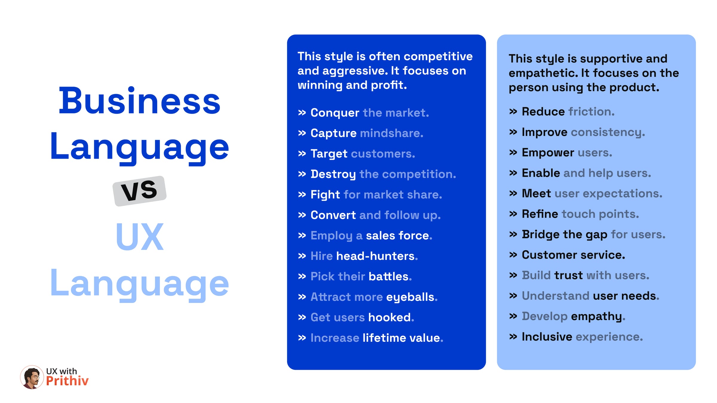 Business Language UX Language Post image