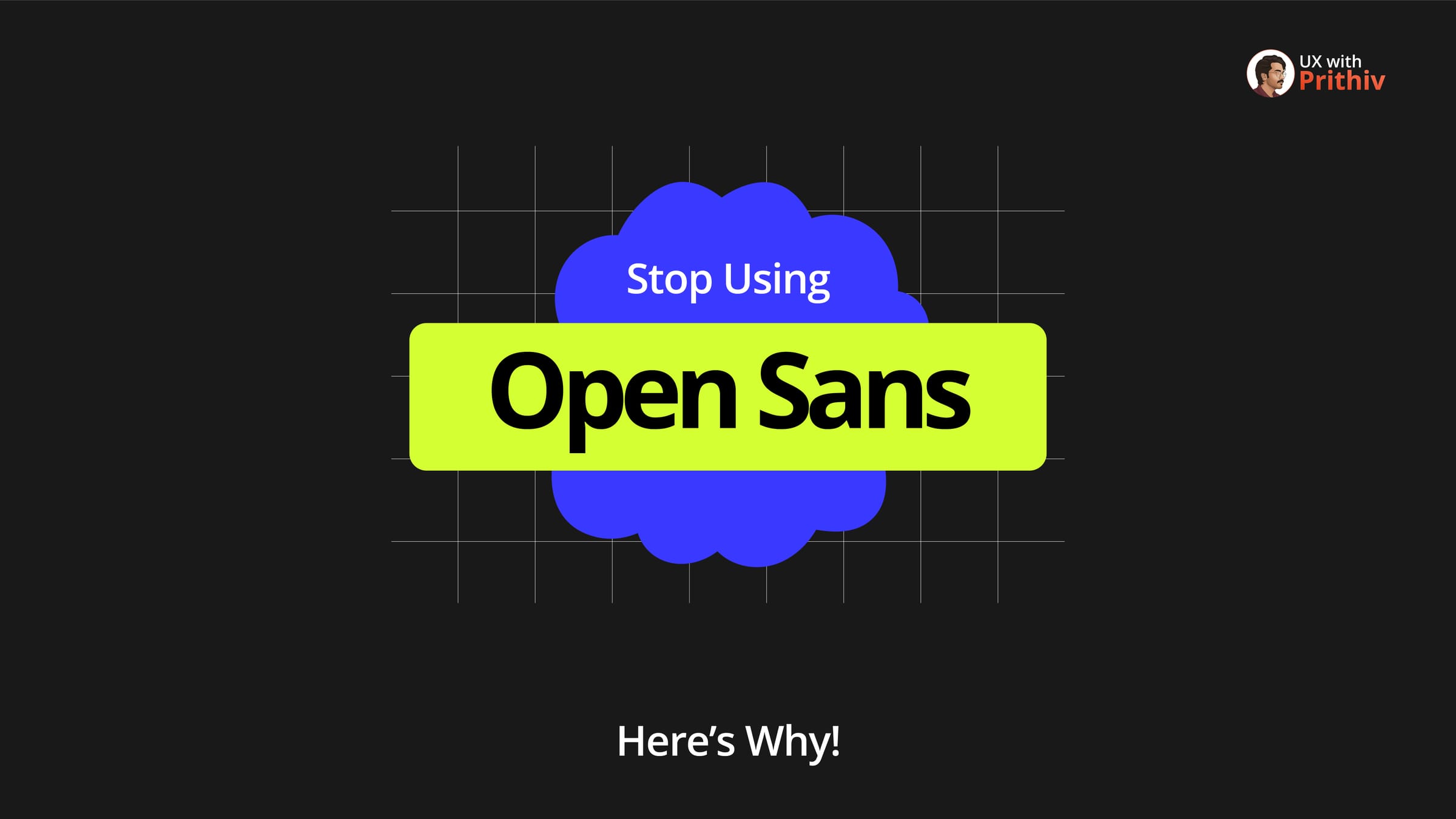 Stop using Open Sans Post image