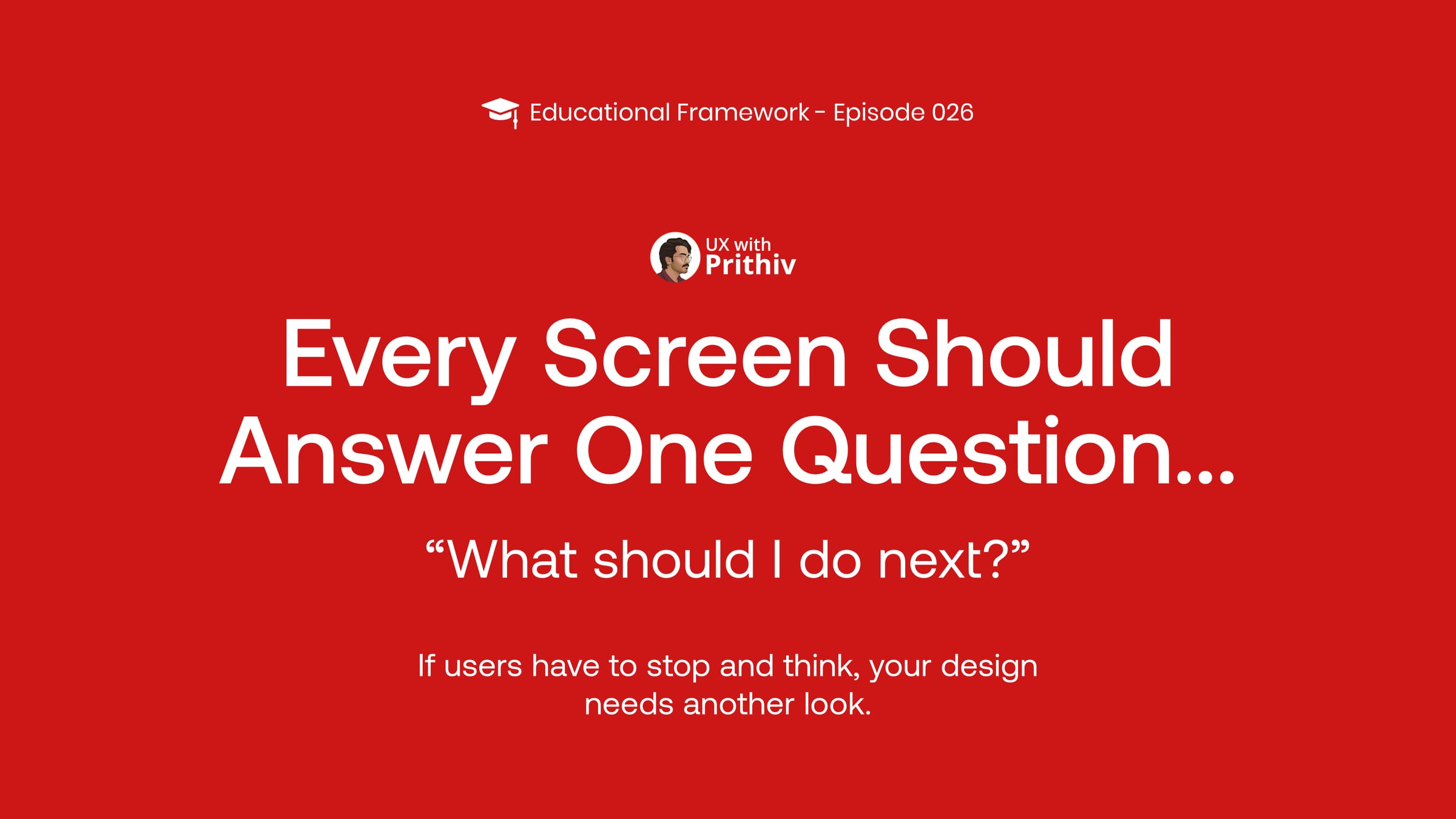 Educational Framework — Episode 026 Post image