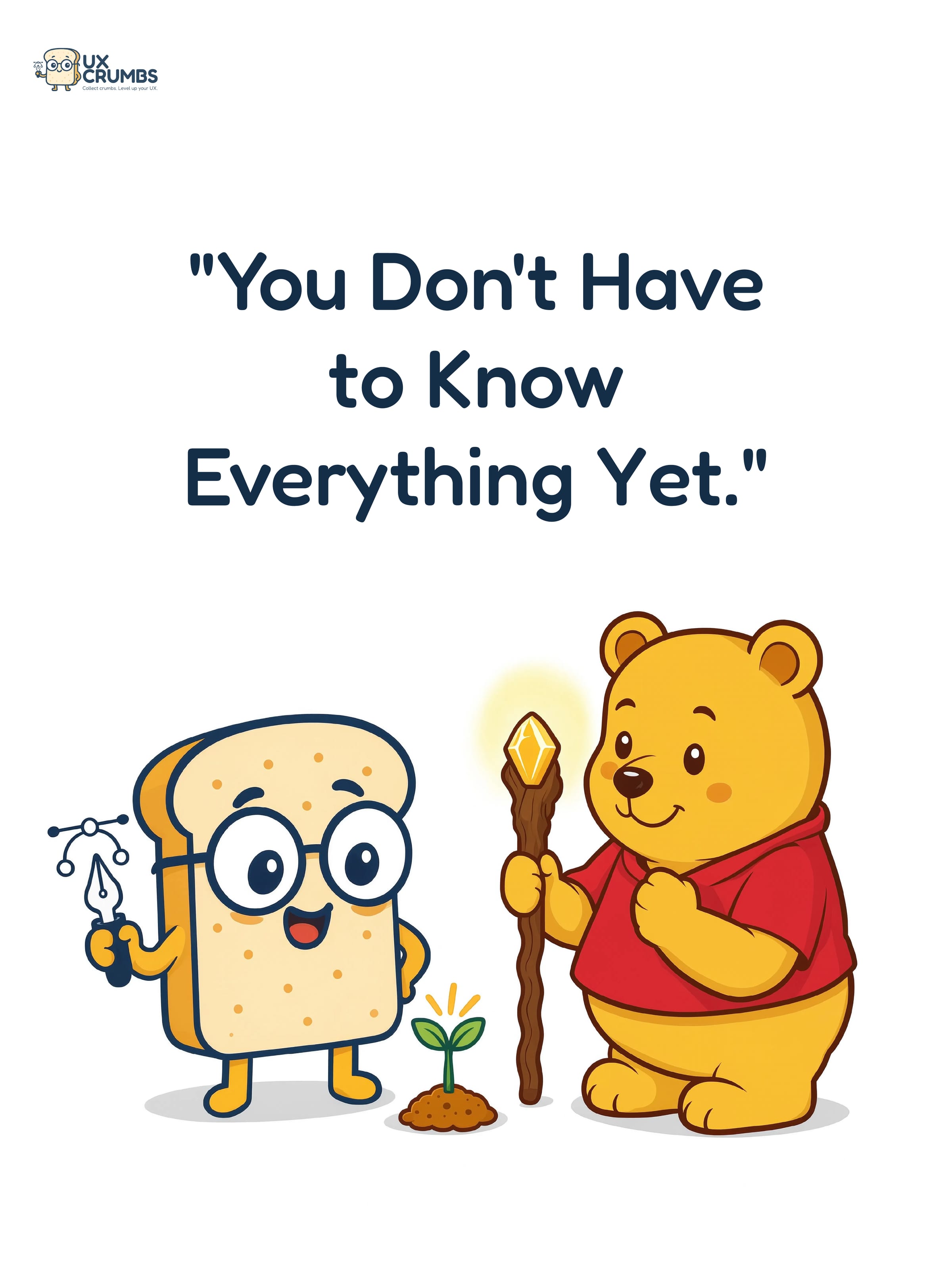 You dont have to know everything yet Post image