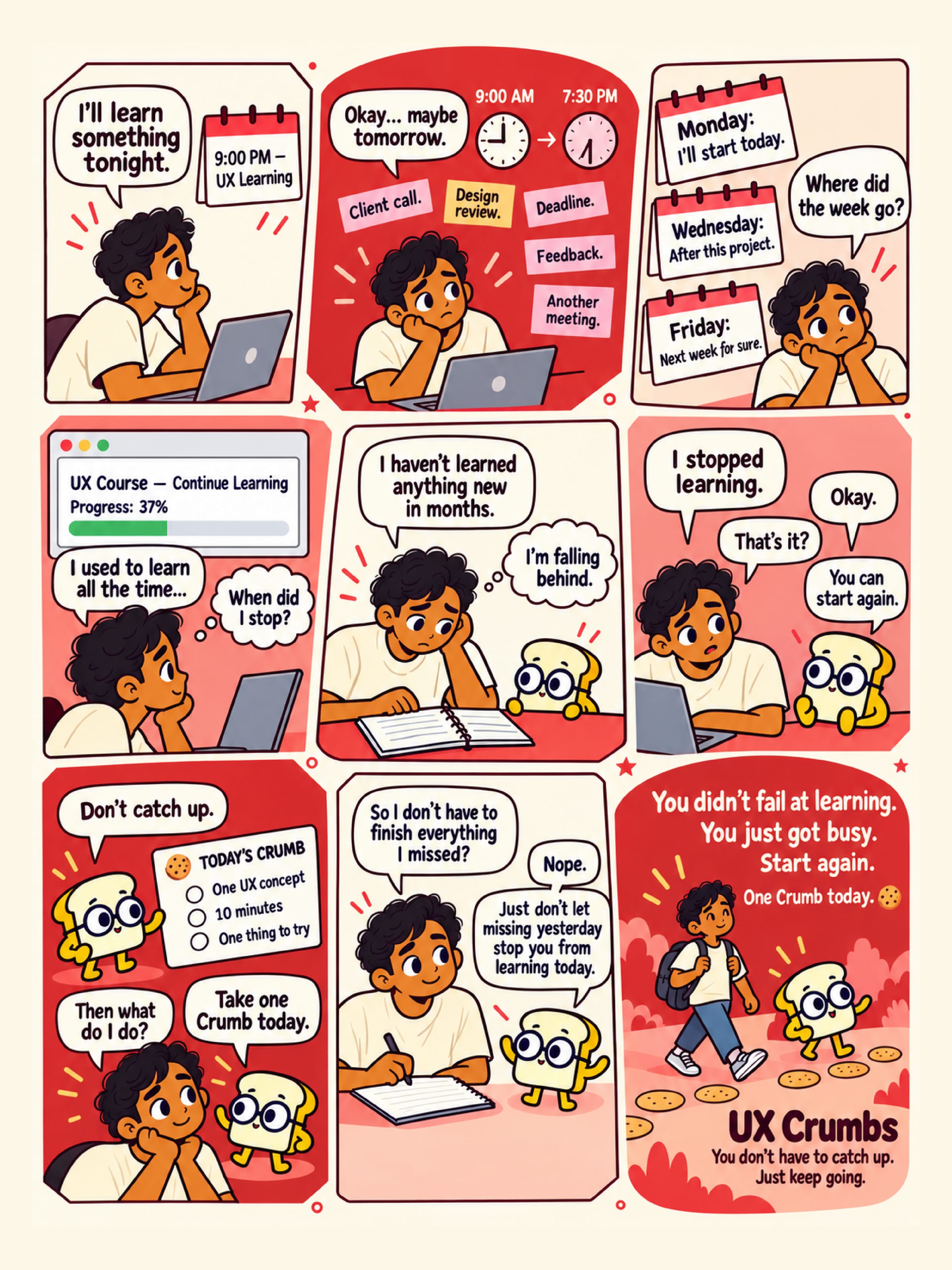 You didn’t fail at learning. You just got busy. Post image