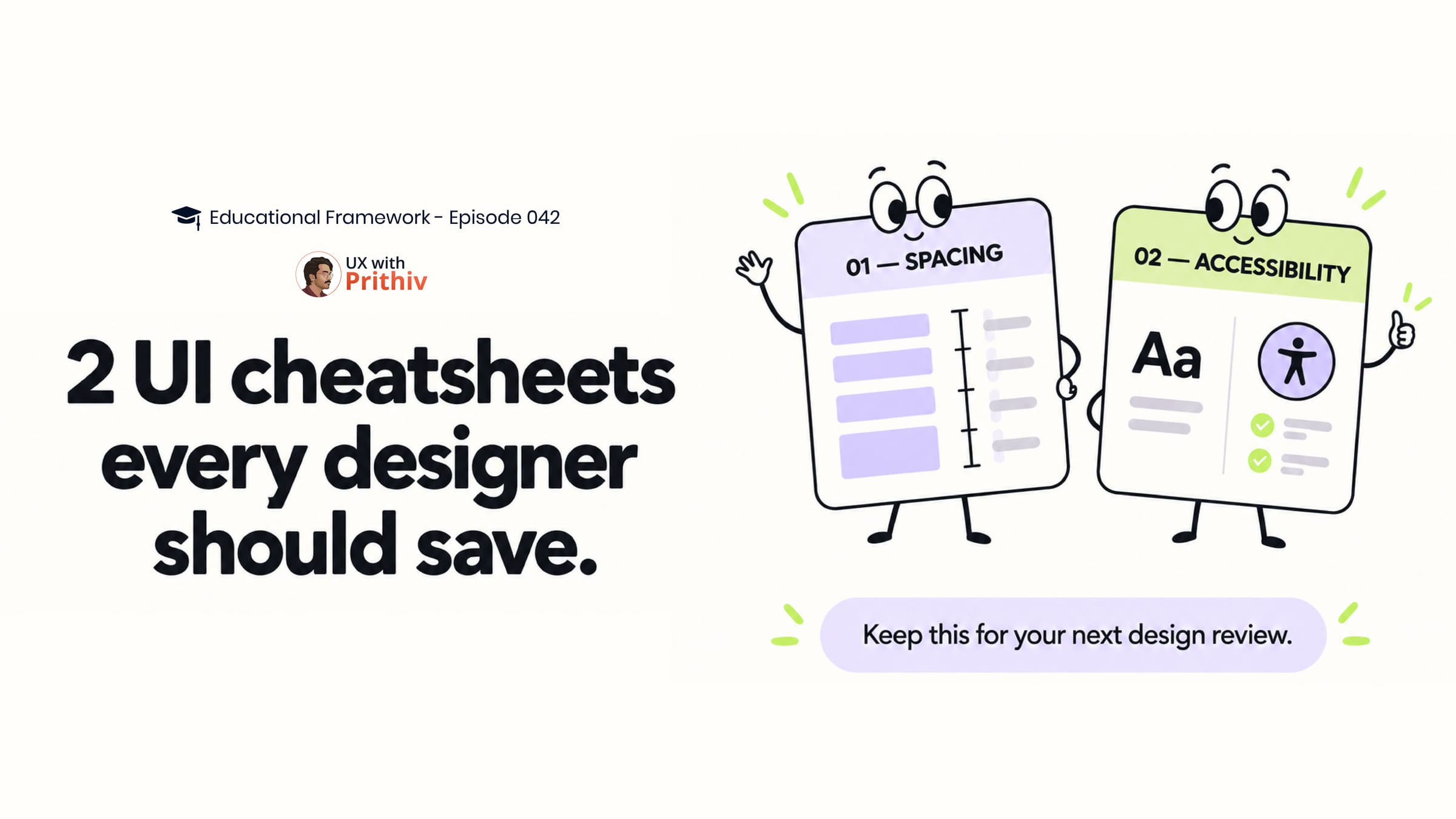 2 UI Cheatsheets every designer save Post image