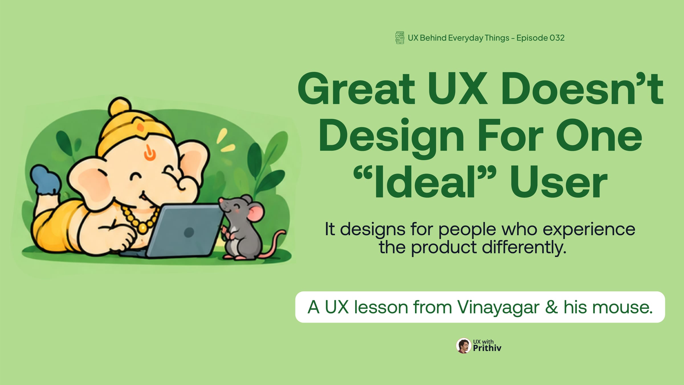 A Lesson From vinayagar Post image