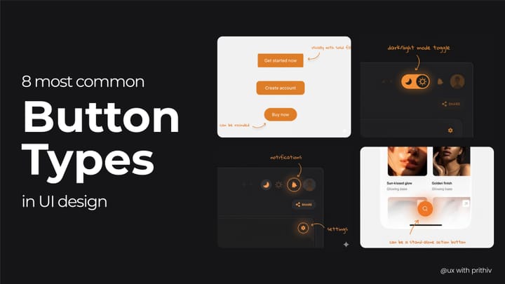 8 Most Common Button Types Feature image