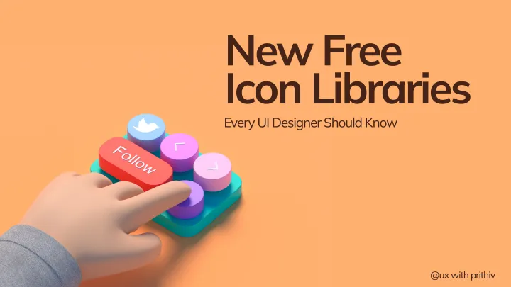 New Free Icon Libraries Feature image