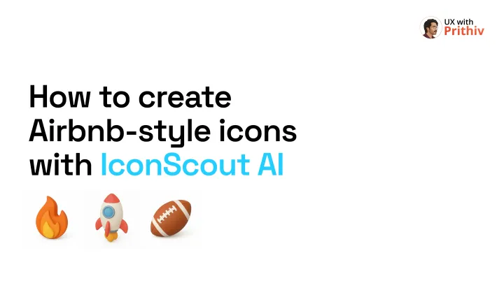 How to create Airbnb-style icons with IconScout AI Feature image