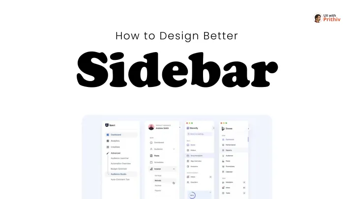 How to design a better sidebar Feature image