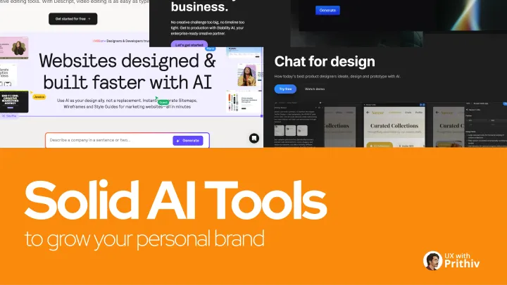 Solid AI Tools to Grow Your Personal Brand Feature image