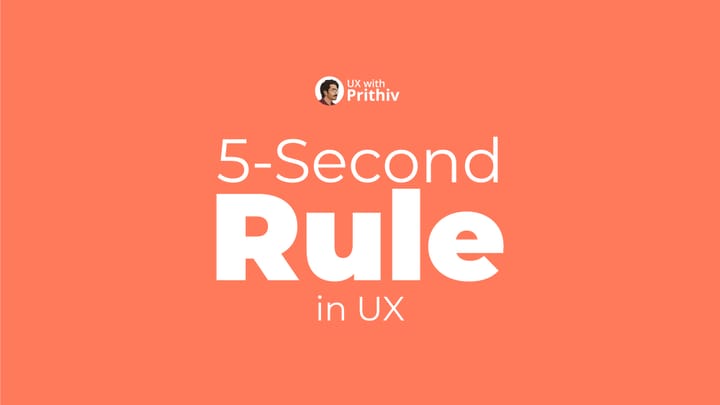 5-Second Rule in UX Feature image