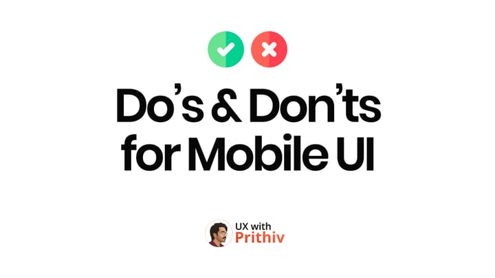 Do’s & Don’ts for Mobile UI Feature image