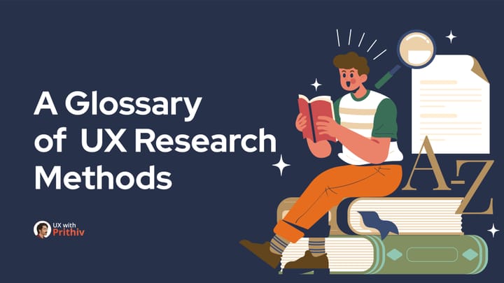 A Glossary of UX Research Methods Feature image