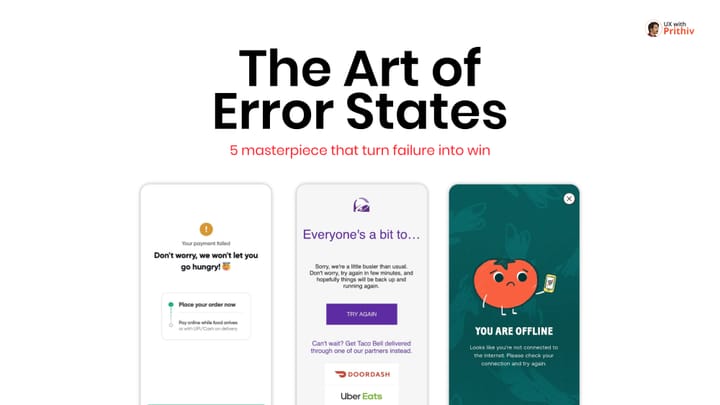 The Art of Error States Feature image
