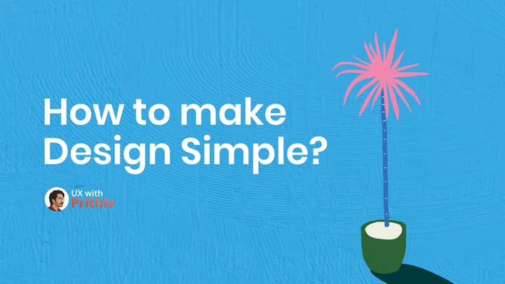 How to make design simple Feature image