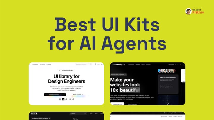 Best UI Kits for AI Agents Feature image
