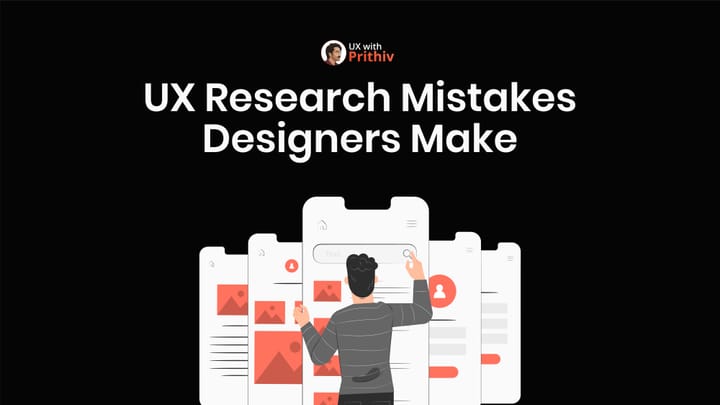 UX Research Mistakes Designers Make Feature image