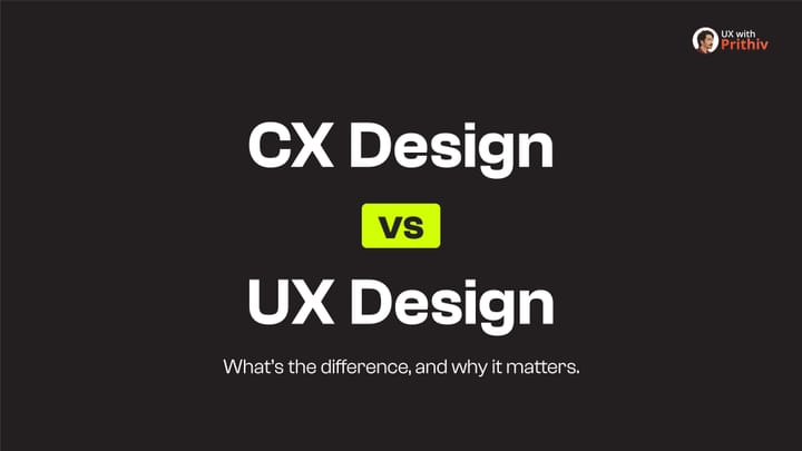 CX Design vs UX Design Feature image