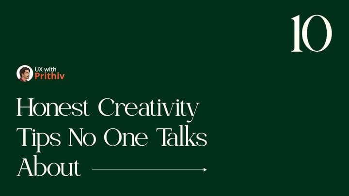 10 honest creativity tips no one talk about Feature image