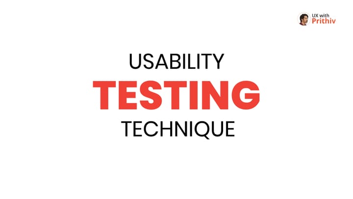 USABILITY TESTING TECHNIQUE Feature image