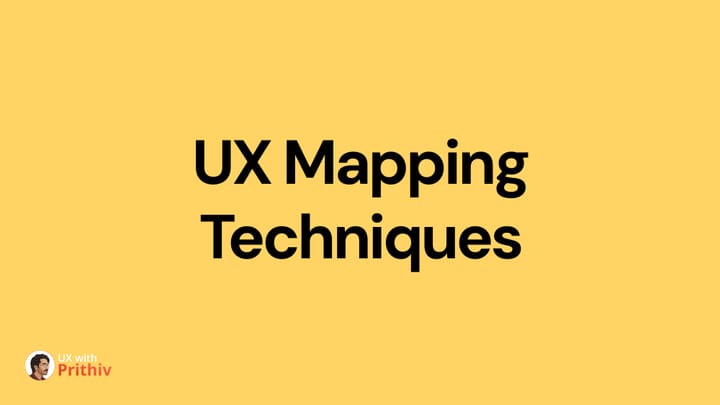 UX Mapping Techniques Feature image