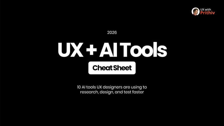 Cheat Sheet for UX + AI Feature image
