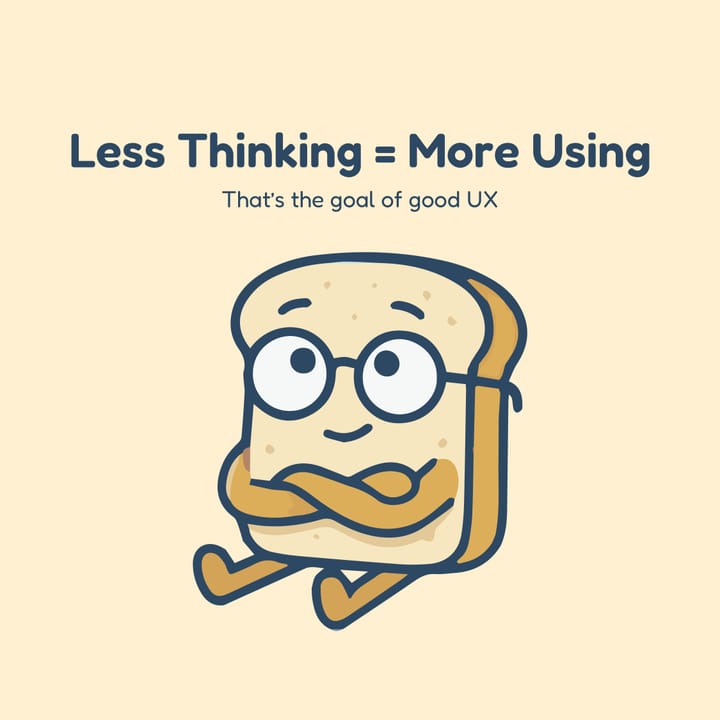 Less thinking = More Using Feature image