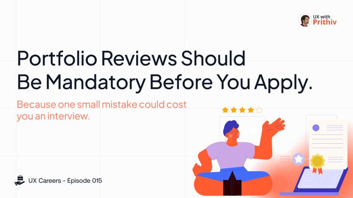 Portfolio Reviews are Mandatory Feature image
