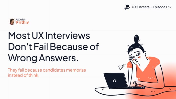 Ux Interview don't fail because of Wrong Answers Feature image