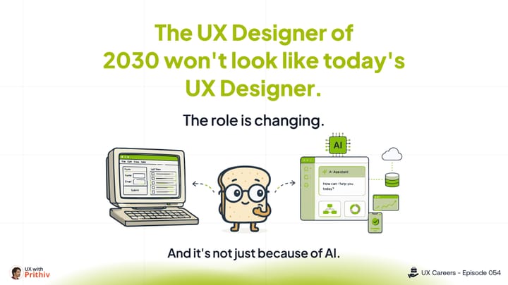 UX Careers Episode 054 Feature image